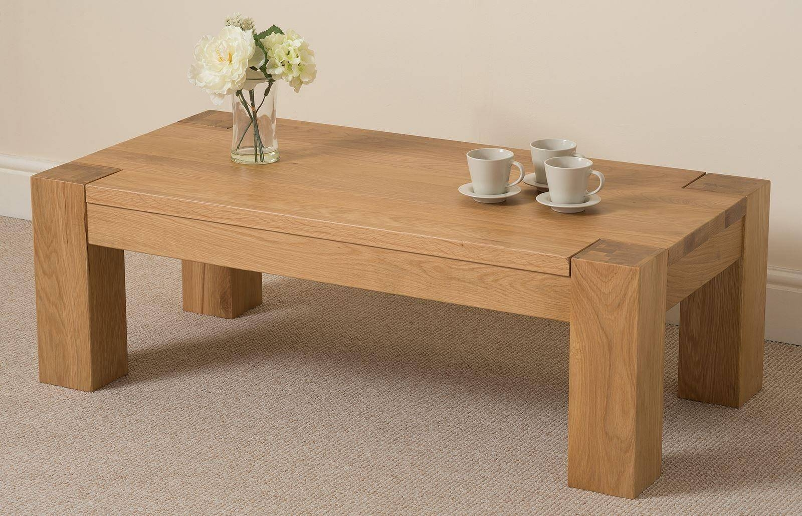 30 The Best Chunky Wood Coffee Tables throughout The Craftsmanship Behind Beautiful Real Wood Coffee Tables in the UK