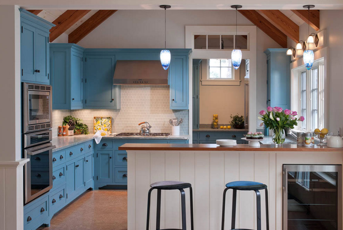 31 Awesome Blue Kitchen Cabinet Ideas | Luxury Home Remodeling ... throughout Transforming Spaces with Thoughtful Blue Kitchen Cabinet Selections