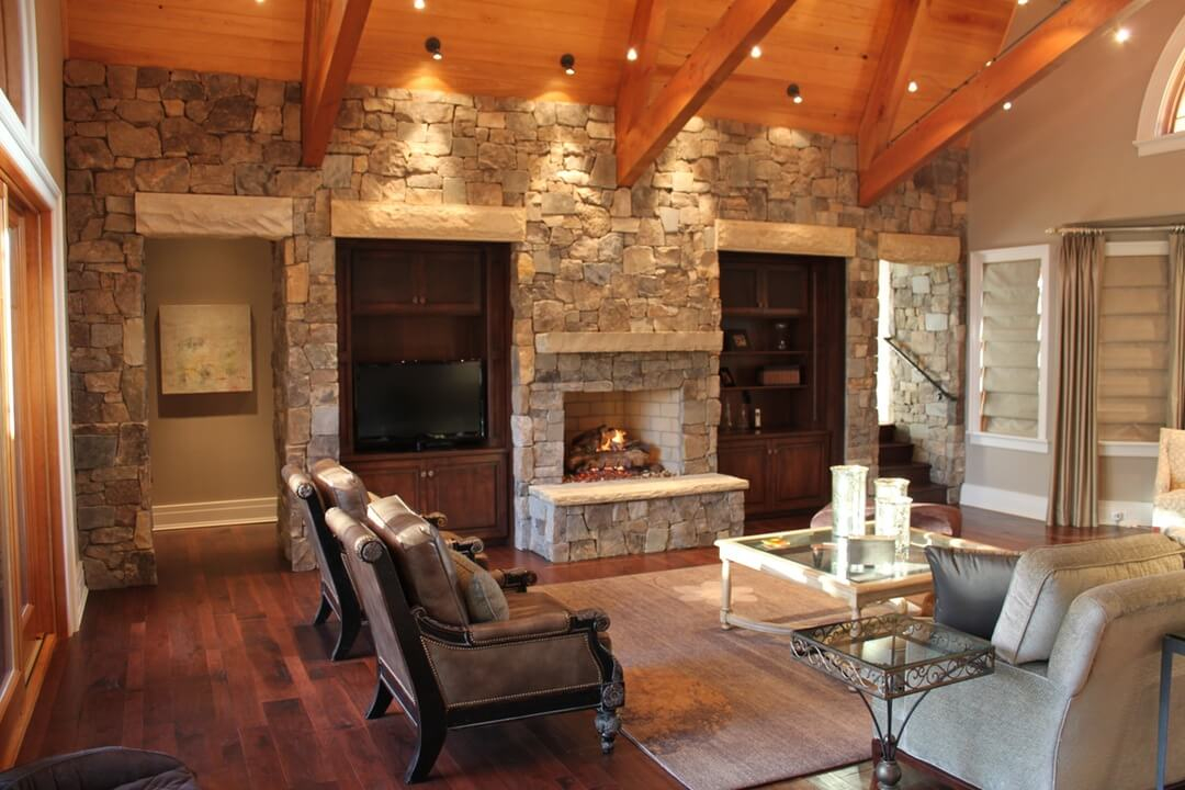 33 Best Interior Stone Wall Ideas And Designs For 2021 for