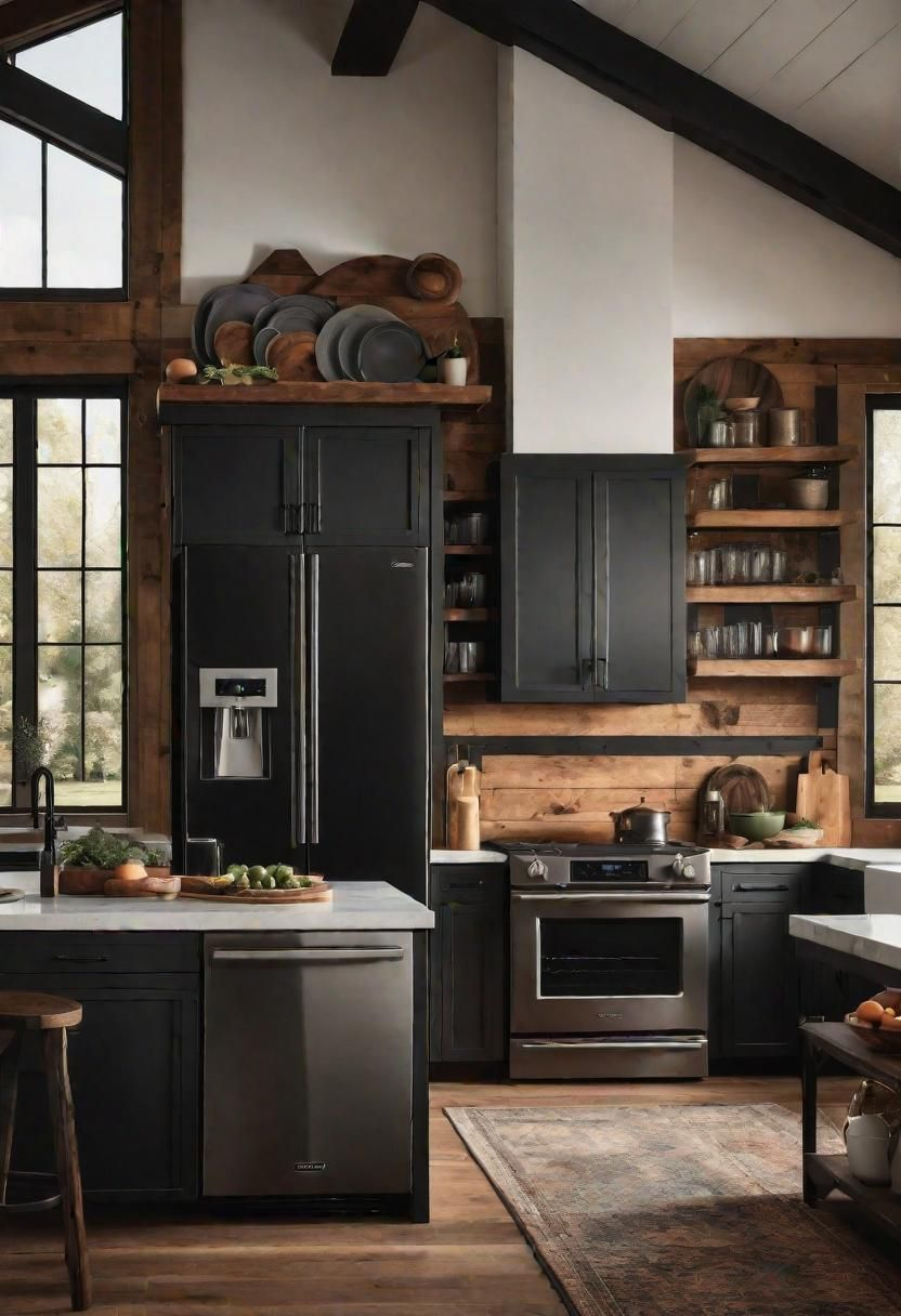 33 Modern Farmhouse Kitchen Ideas: Blending Rustic Charm With ... with regard to The Art of Blending Rustic Charm with Modern Comfort