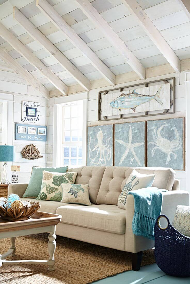 34 Best Beach And Coastal Decorating Ideas And Designs For 2020 regarding Transform Your Space A Look at Effortless Beach Home Design
