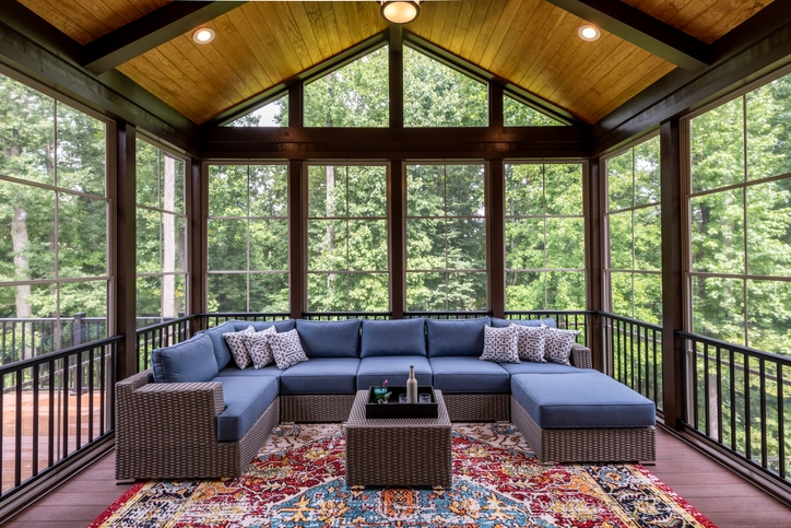 35 Beautiful Sunroom Design Ideas pertaining to