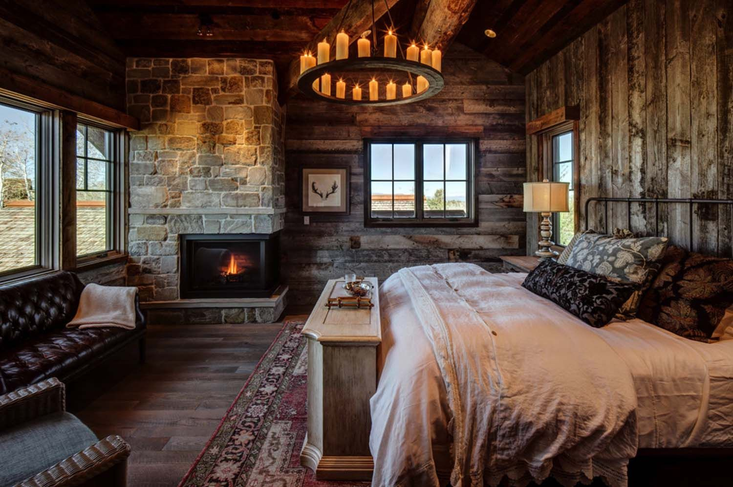 35+ Gorgeous Log Cabin Style Bedrooms intended for Creating Inviting Cabin Bedrooms That Feel Like Home