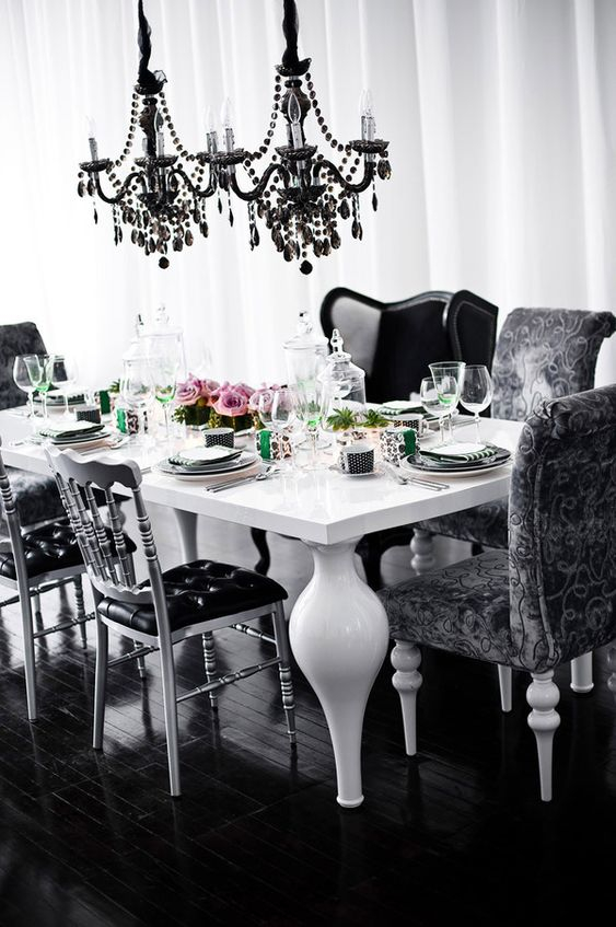 36 Refined Gothic Kitchen And Dining Room Designs - Digsdigs with regard to The Timeless Appeal of Gothic Dining Room Table Design