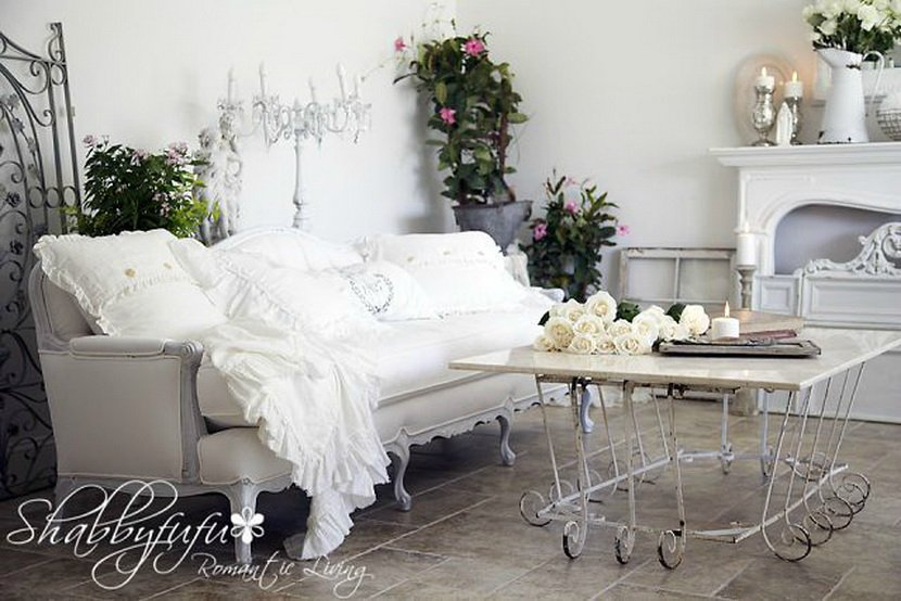 37 Dream Shabby Chic Living Room Designs - Decoholic with regard to
