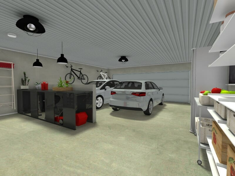 4 Simple Steps To Organize Your Garage Roomsketcher pertaining to Beyond Storage Clever 2-Car Garage Interior Design Concepts