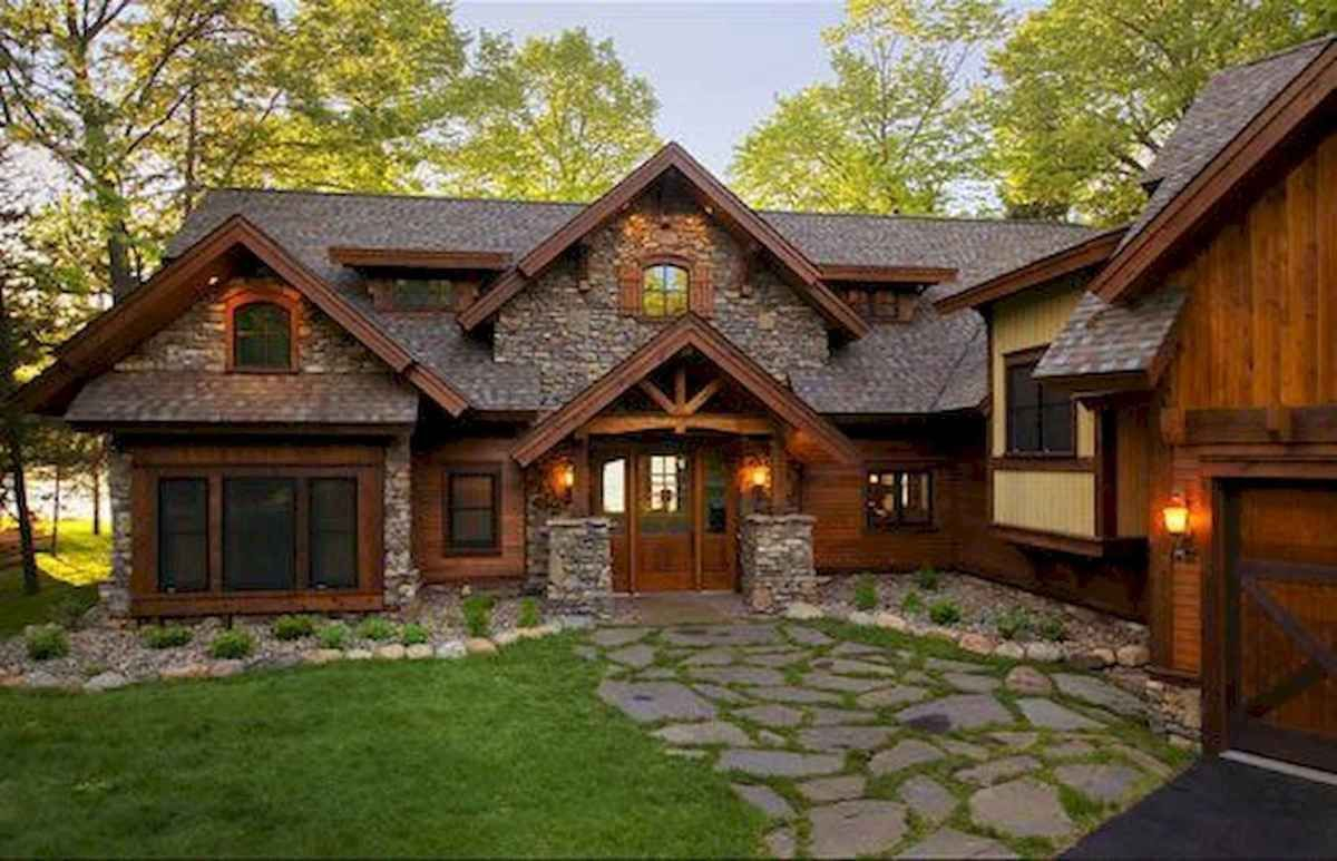 40 Amazing Craftsman Style Homes Design Ideas (29) | Rustic Houses ... intended for Rustic House Design Ideas