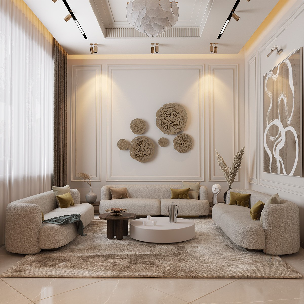 40 Beige Living Rooms That Spark Interestinterior Design Ideas. intended for Elevating Your Beige Carpet Living Room with Smart Decor Choices