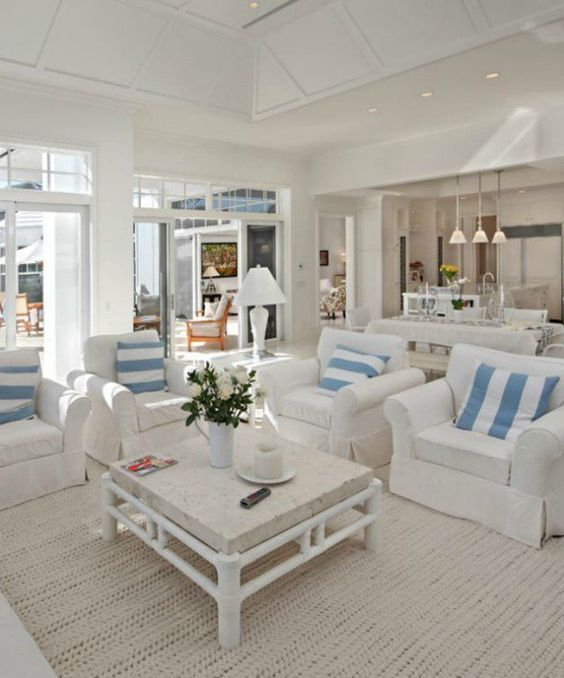 40 Chic Beach House Interior Design Ideas - Loombrand | Beach House ... regarding Unlock the Potential of Your Compact Beach House Interiors