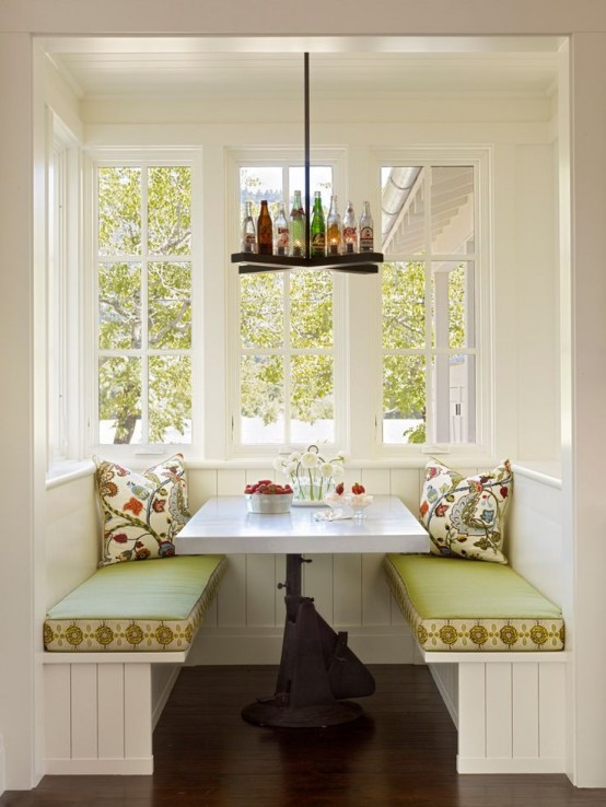 40 Cute And Cozy Breakfast Nook Décor Ideas - Digsdigs with Design Secrets for a Stylish and Functional Modern Kitchen Nook
