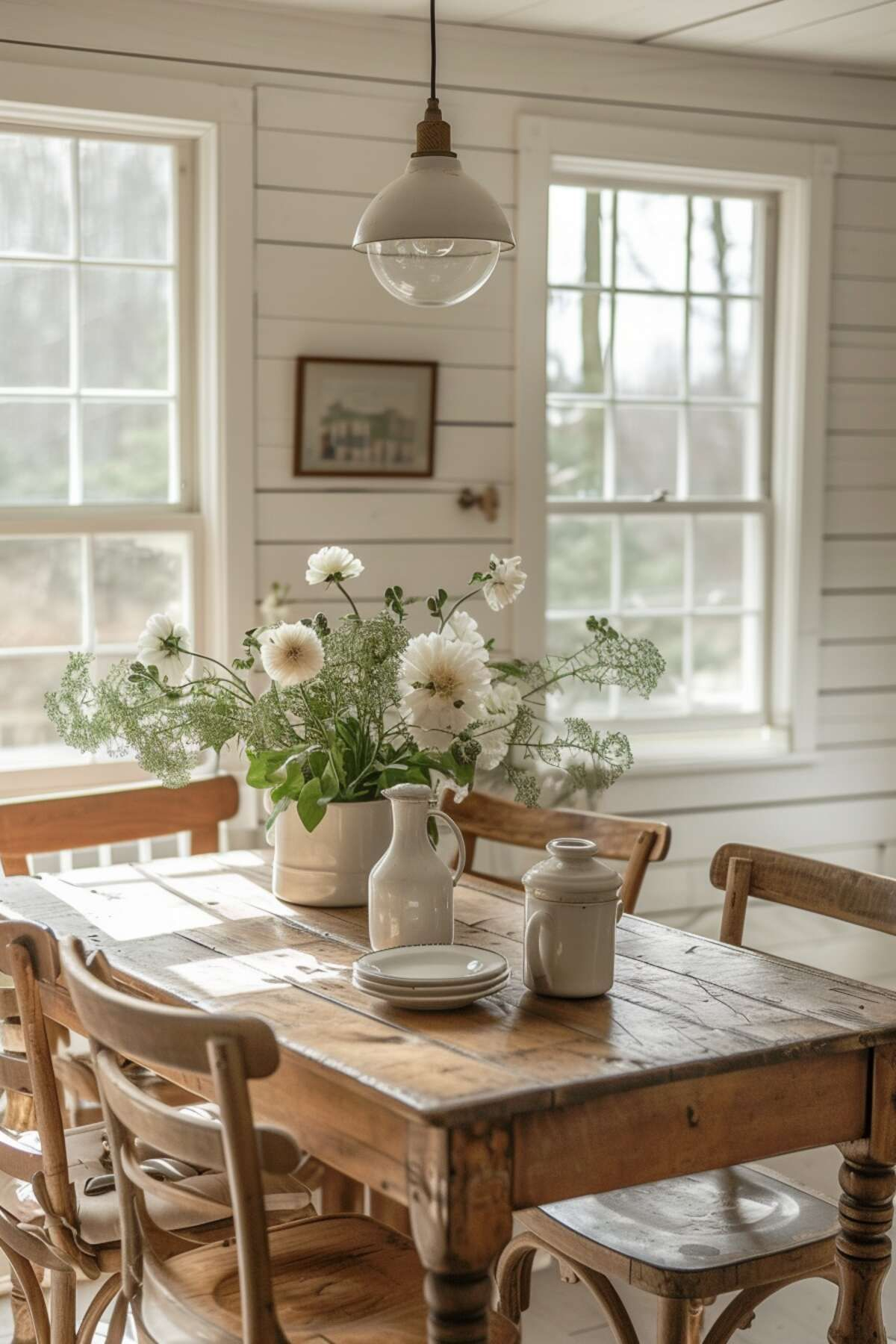 40+ Farmhouse Breakfast Nook Ideas For A Vintage Charm | Farmhouse ... regarding The Enduring Charm of Farmhouse Style Designing a Space You'll Love