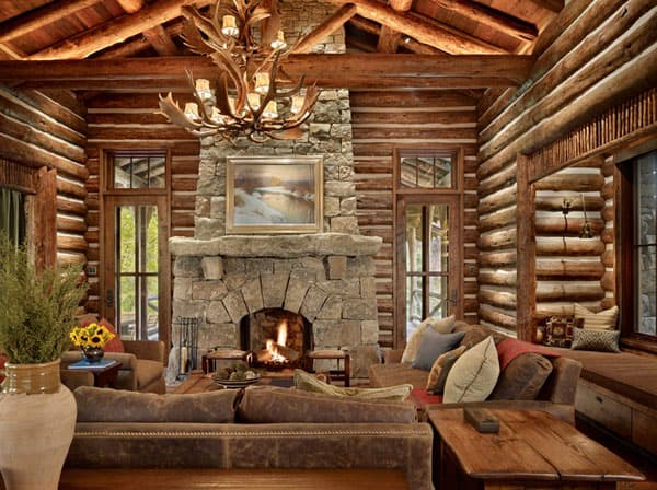 Transform Your Log Cabin Living Space Into a Rustic Retreat