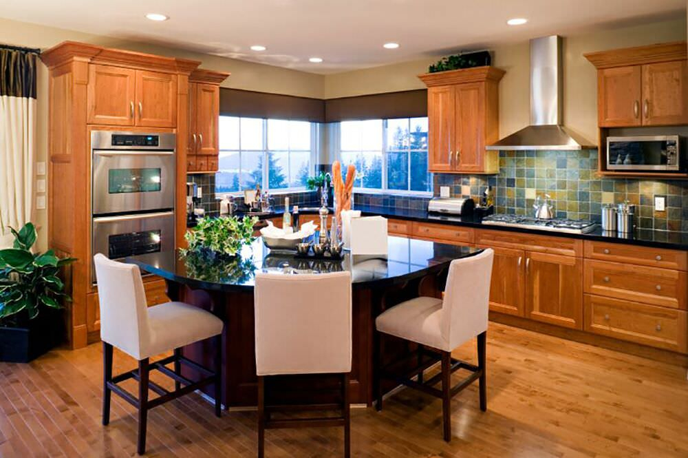 44 Kitchens With Double Wall Ovens (Photo Examples) pertaining to