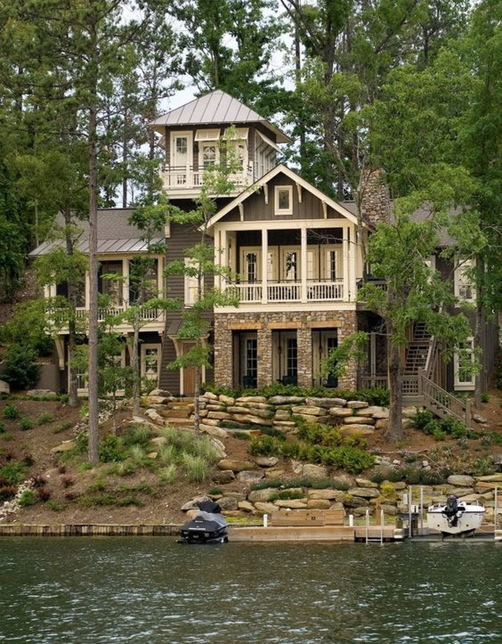 45 Creative Lake House Exterior Designs Ideas | Lake Houses Exterior ... with regard to Lake Home Design Ideas