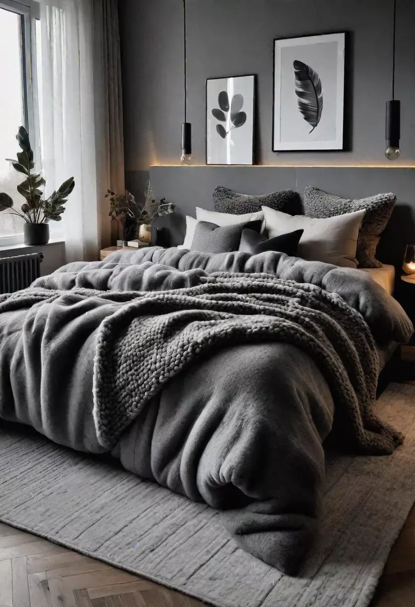 From Moody to Bright How to Nail Grey Bedroom Aesthetics