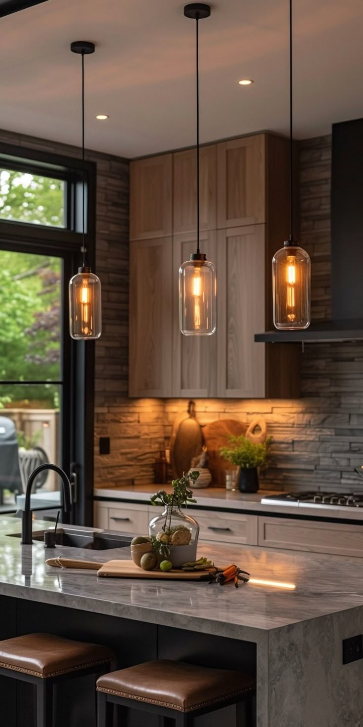 49 Sleek Modern Kitchen Island Pendant Lights To Inspire Your 2024 ... intended for