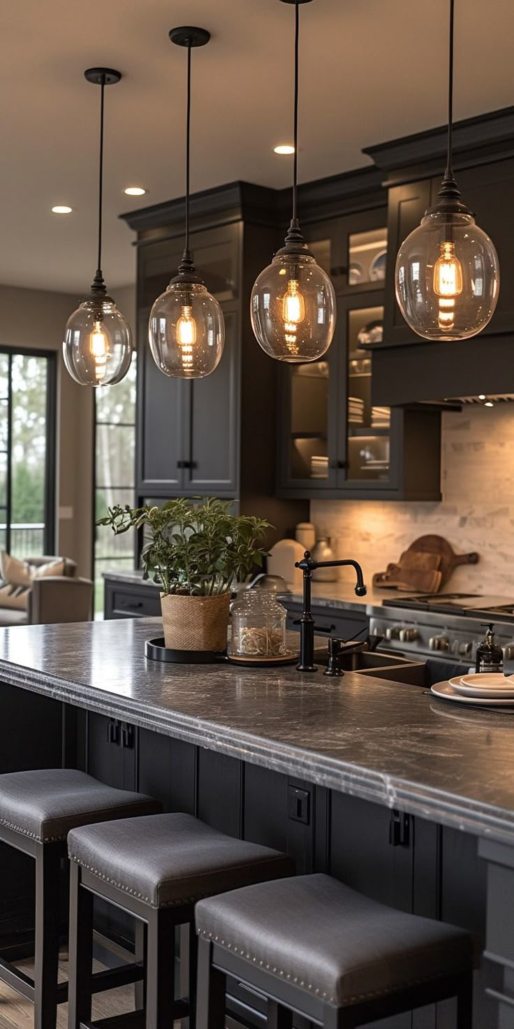 49 Sleek Modern Kitchen Island Pendant Lights To Inspire Your 2024 ... within