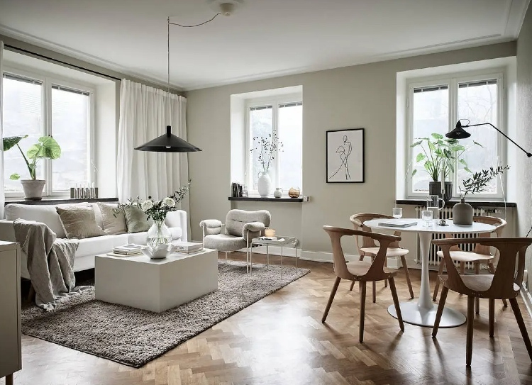 5 Cosy And Calm Green Living Rooms In Scandi Style - Your Diy Family intended for
