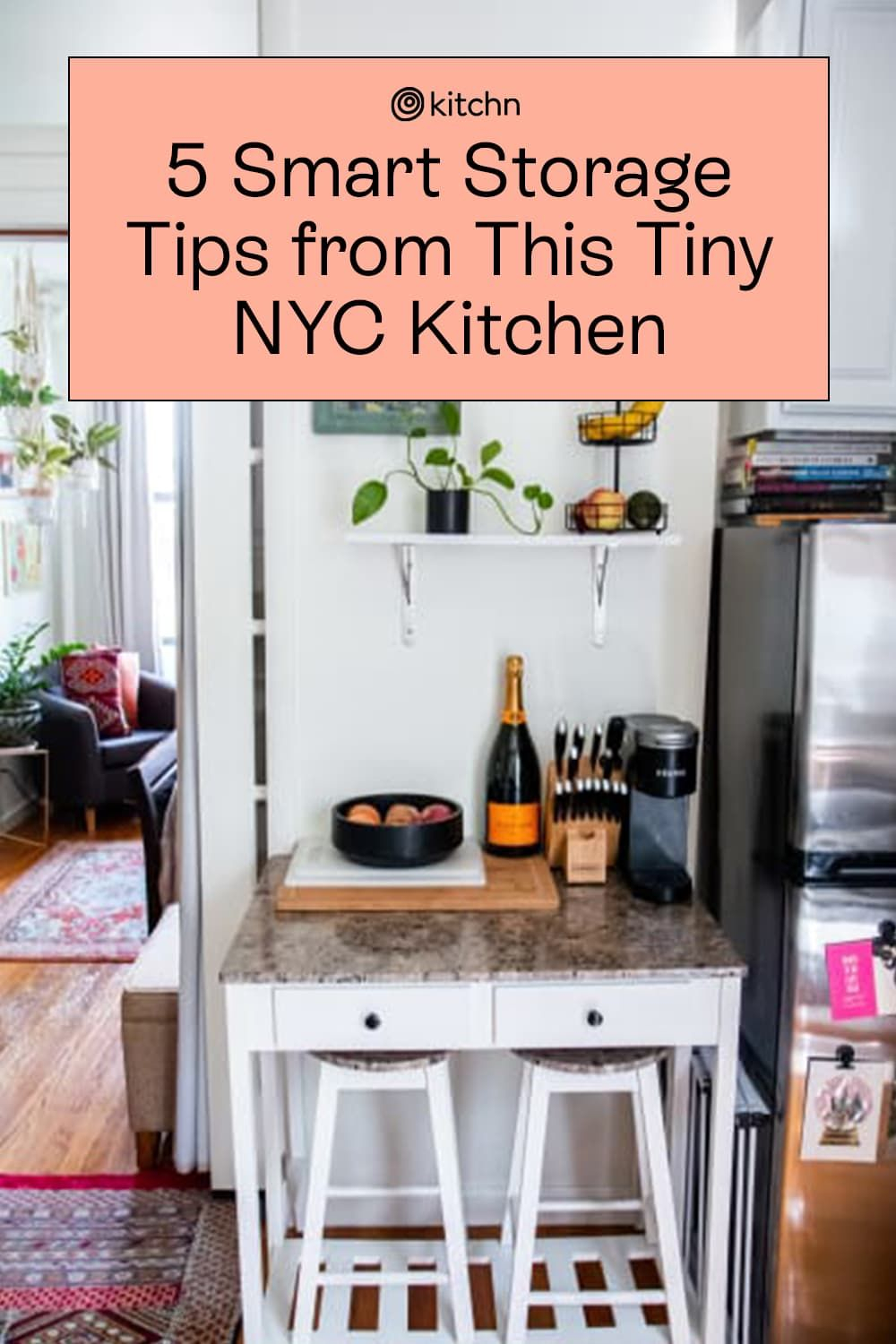 5 Smart Storage Tips You Should Steal From This Tiny New York City ... pertaining to Smart Storage Solutions for Tiny Apartment Kitchens