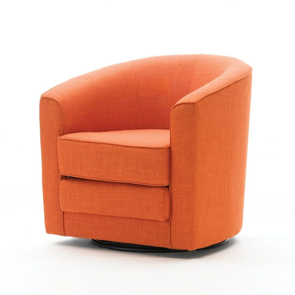 5 Sophisticated And Small Leather Swivel Chairs To Upgrade Your Living ... pertaining to
