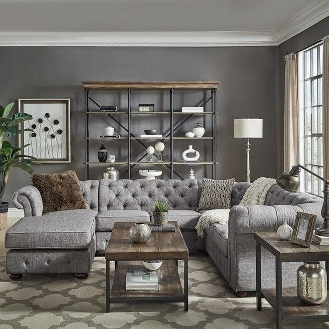 56 Inspiring Living Room Layouts Ideas With Sectional 51 | Gray ... for