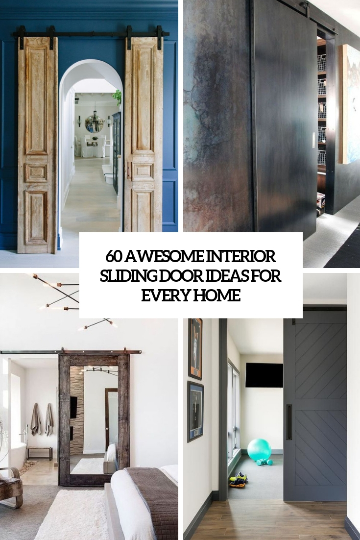 60 Awesome Interior Sliding Doors Ideas For Every Home - Digsdigs for Interior Doors That Speak Volumes How to Choose the Right Style for Your Home