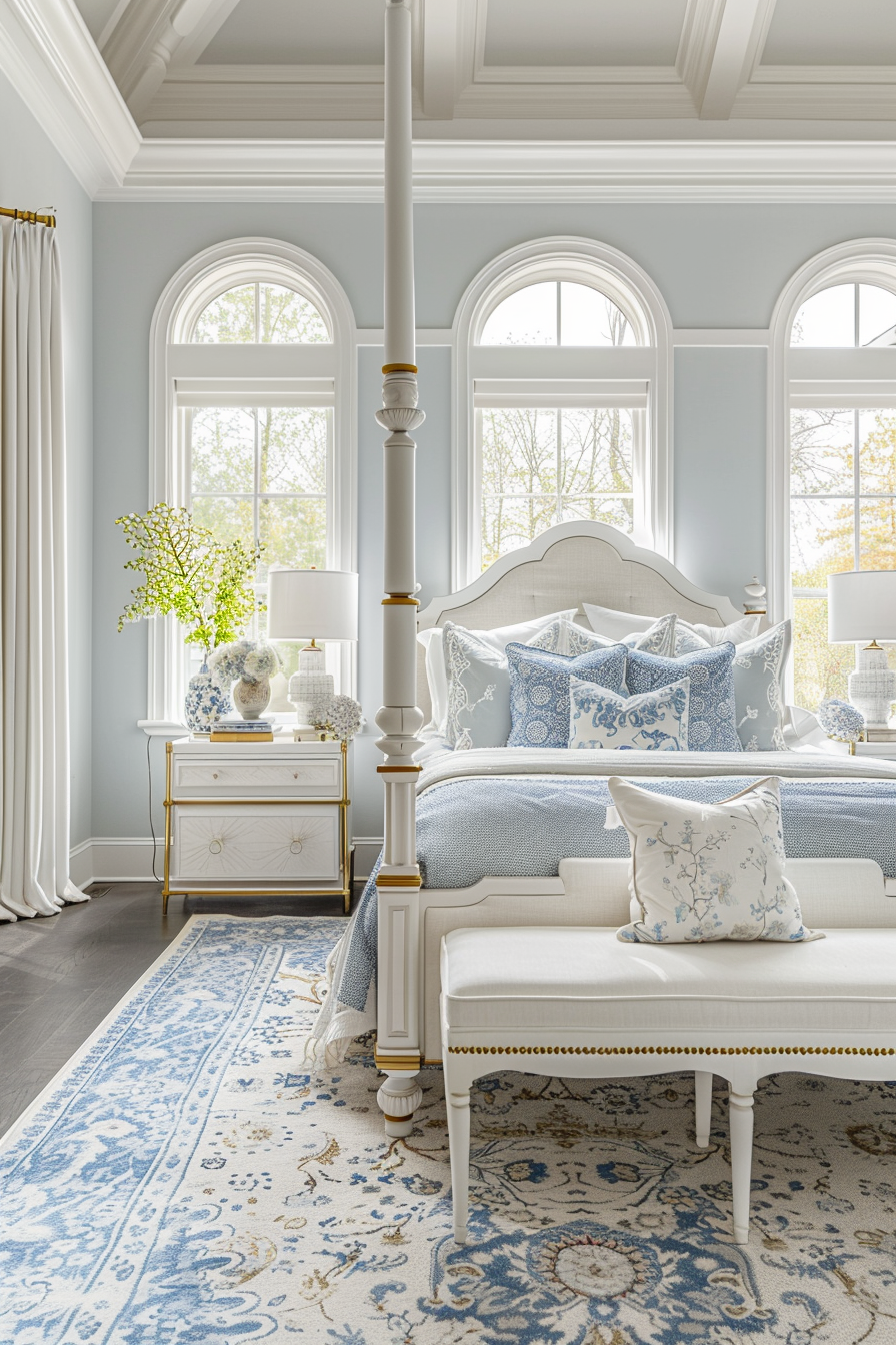 60 Elegant Blue And White Bedroom Design And Decor Ideas – Artofit intended for
