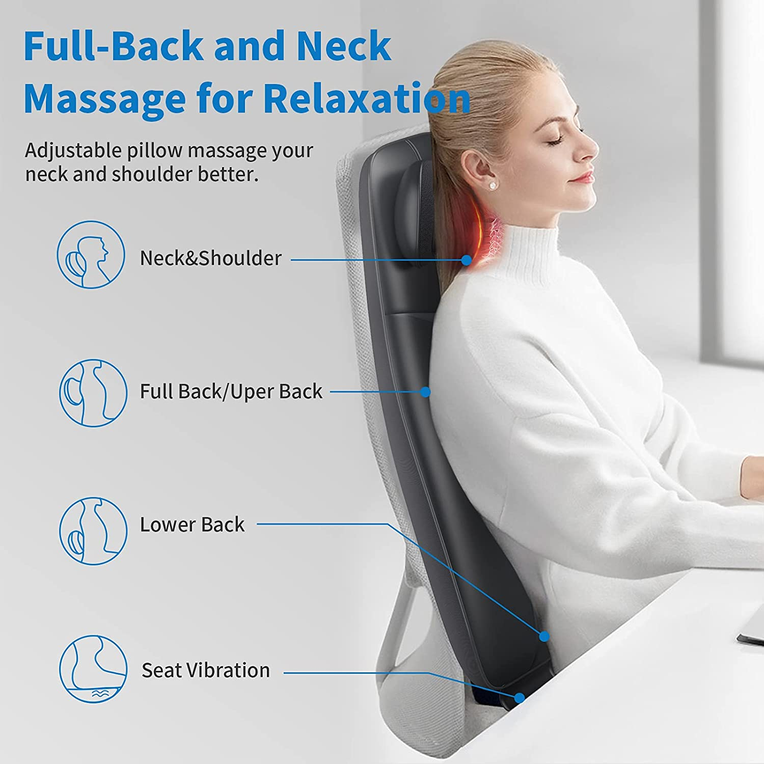 Unlock Comfort Discover the Best Office Chair Back Massagers