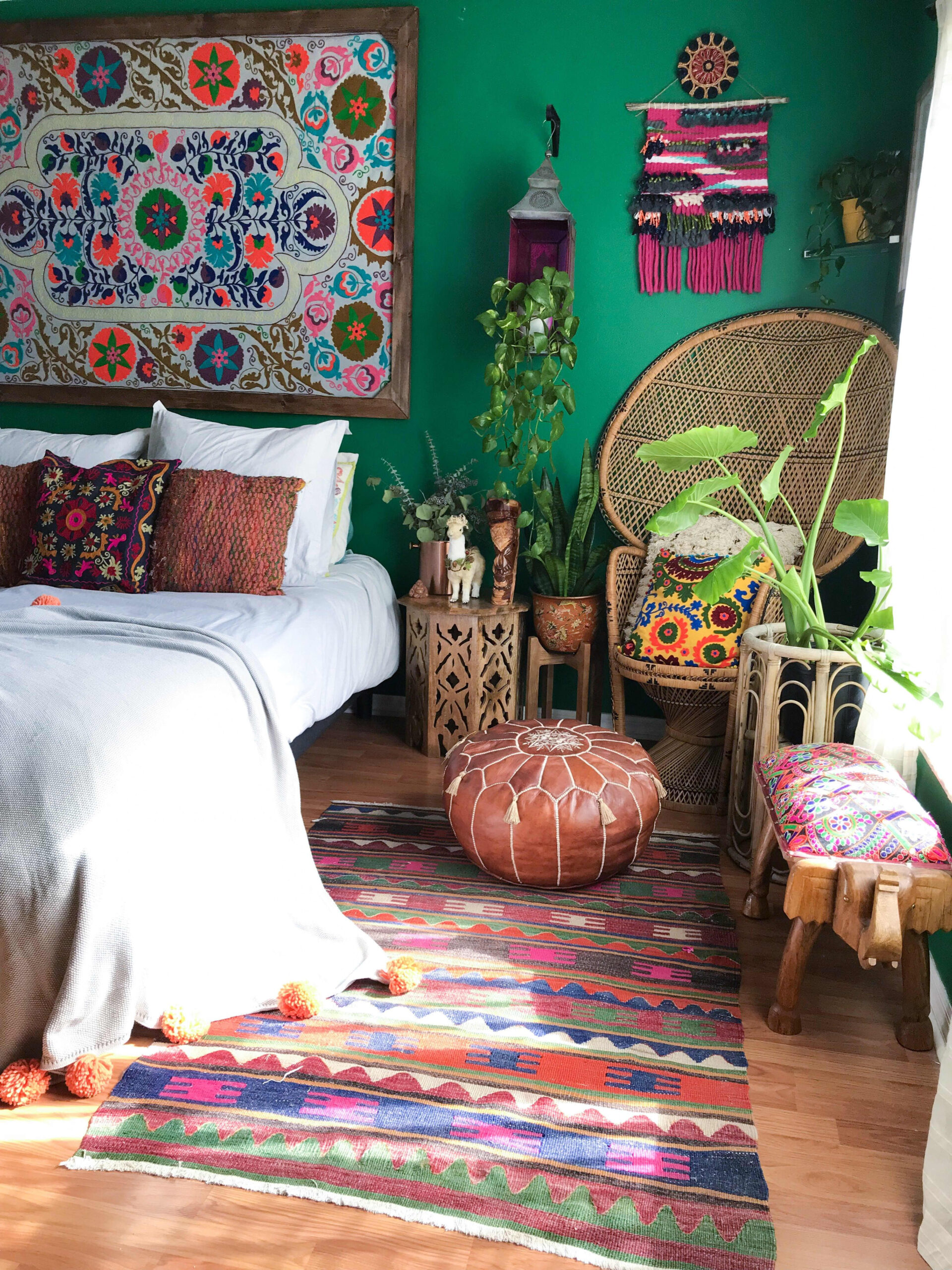 7 Bold Bohemian Rooms Maximalists Will Love | Boho Style Room, Bohemian ... in Bohemian Interior Design Ideas
