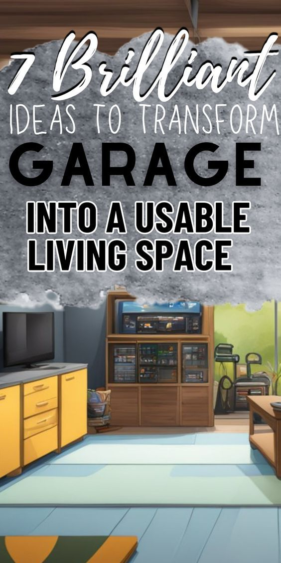 7 Garage Conversion Ideas Transform Your Garage Into A Usable Living ... within