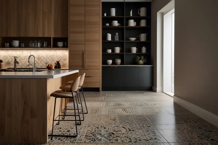 7+ Modern Kitchen Floor Tile Ideas For Every Style - Freshhouse24.Com inside