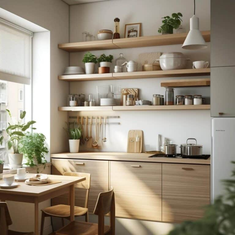 7 Smart Solutions For Decorating And Organizing Small Apartment Kitchens with