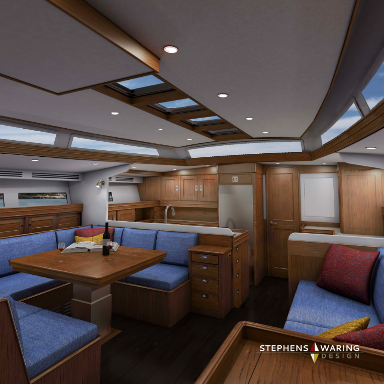 7 Trends In Sailing Yacht Interior Design - Stephens Waring Yacht Design inside From Bunk to Bliss Your Guide to Sailboat Interior Renovation