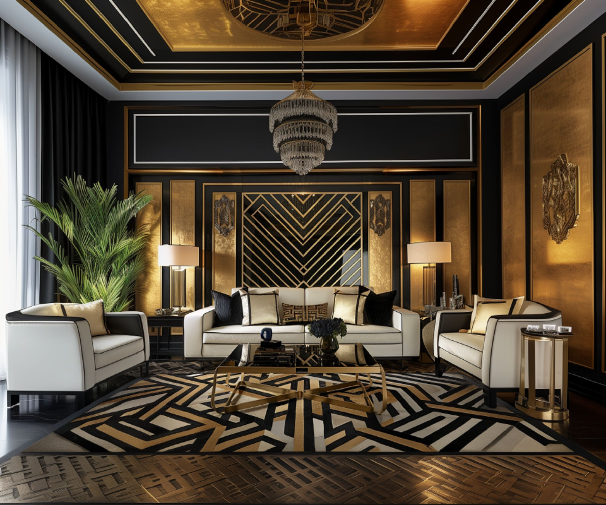 8 Art Deco Living Room Ideas That Will Add Glamor And Style | Homes And ... regarding