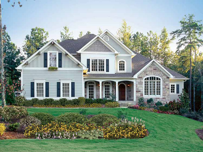 8 Beautiful American House Design By Gx Style ~ Home Designs inside From Colonial to Craftsman Understanding American Home Aesthetics