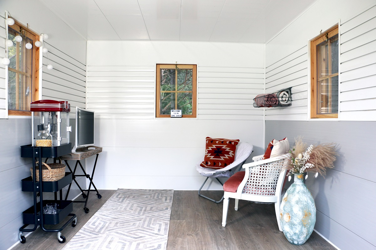 8 Diy She Shed Interior Design Ideas In 2024 - Trusscore inside Expert Tips for a Stylish and Practical Shed Interior