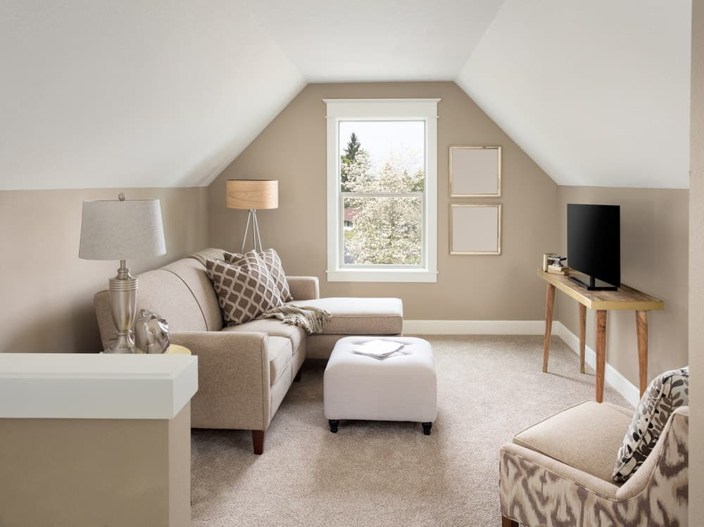 80 Beige Living Room Ideas (Photos) - Home Stratosphere regarding Elevating Your Beige Carpet Living Room with Smart Decor Choices