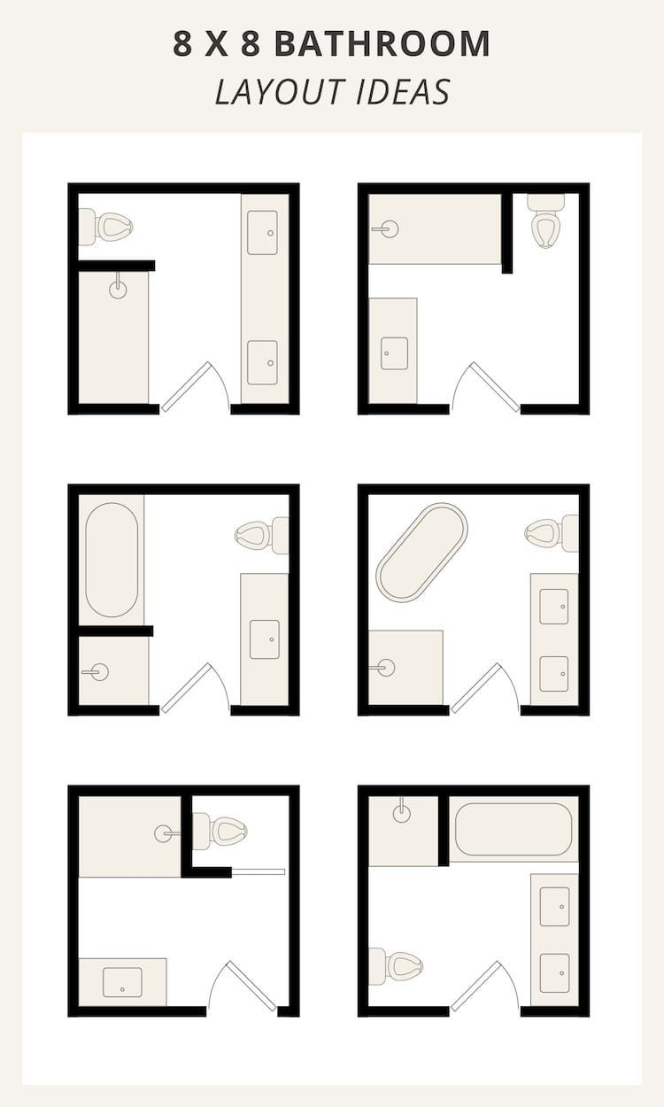 9 Creative 8×8 Bathroom Layout Ideas To Maximize Your Space – Artofit in