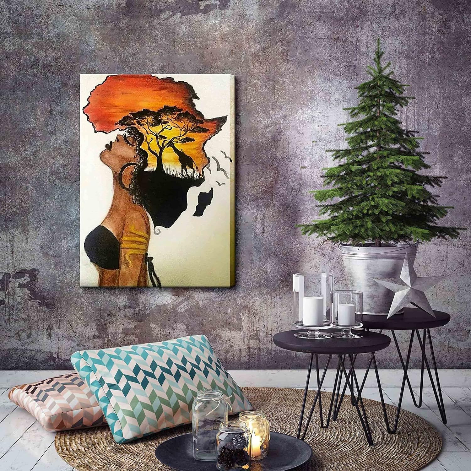 African Art for Walls, How to Style Traditional & Contemporary Pieces