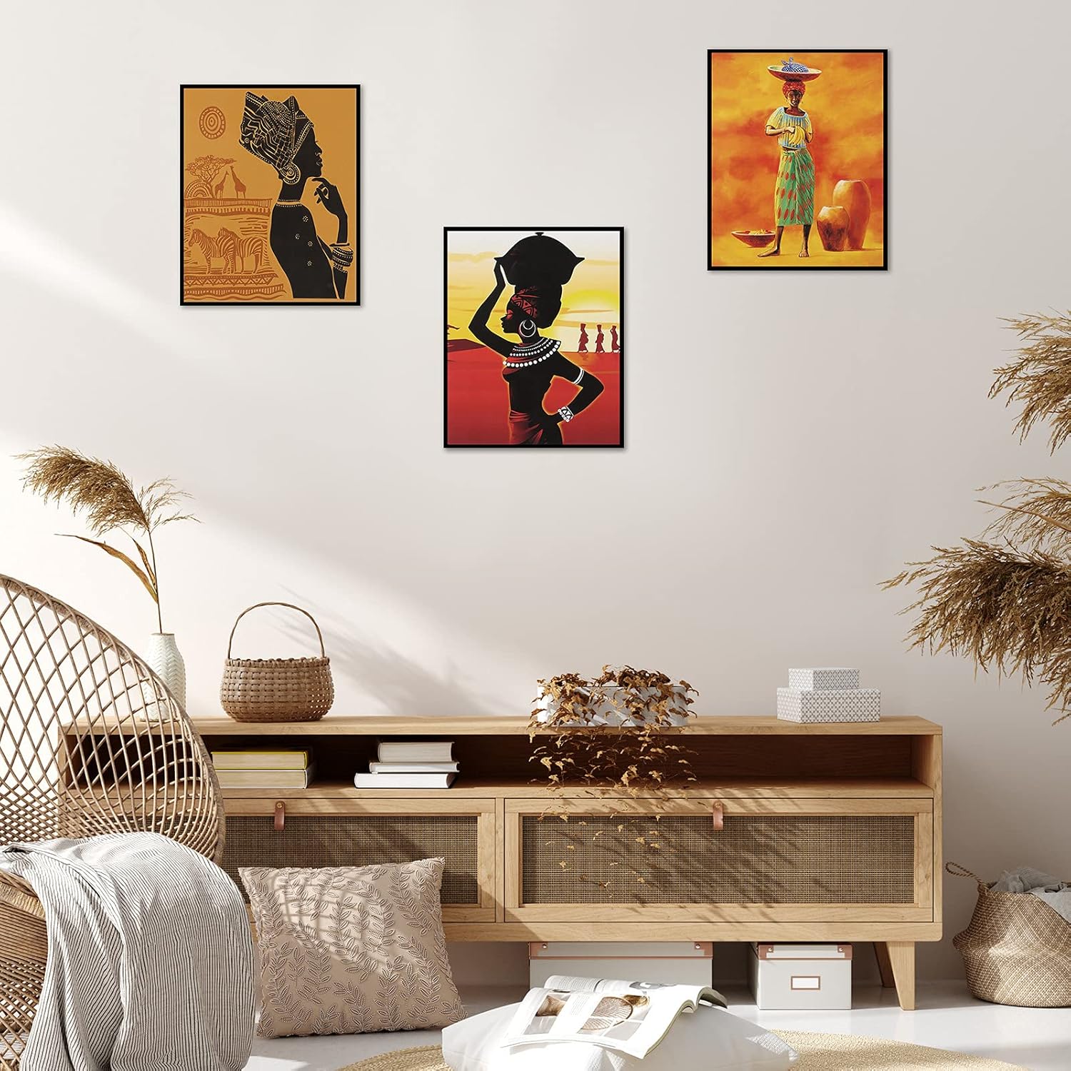 Authentic African Wall Art. Tribal Masks, Paintings & More