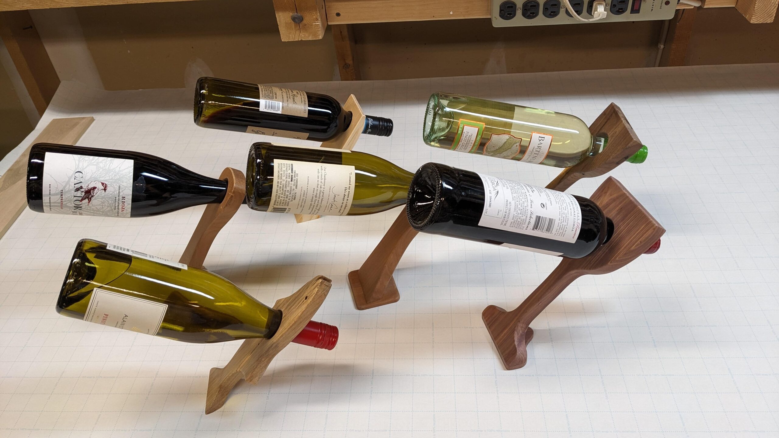 DIY Wall-Mounted Wine Glass Holder – Simple & Stylish