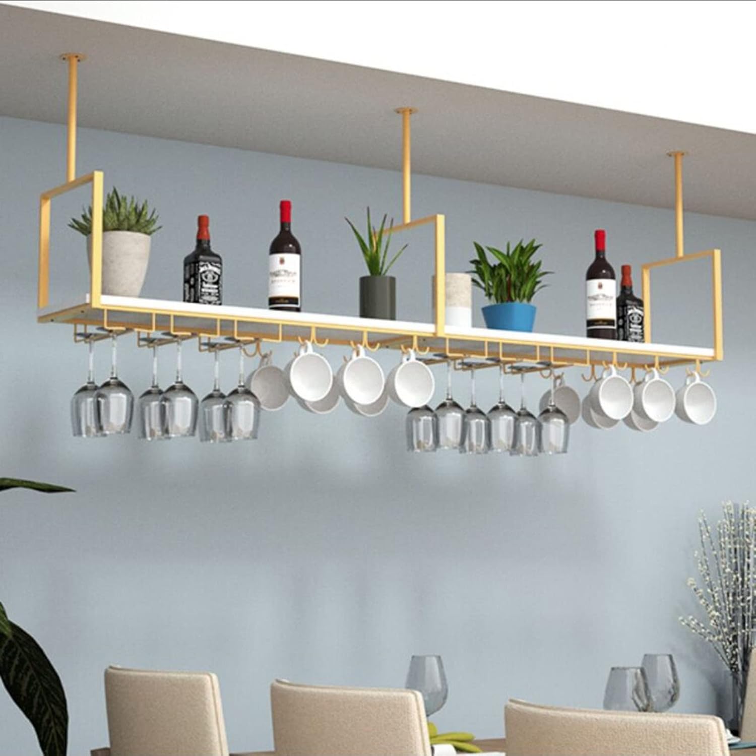 Modern DIY Wine Glass Display Rack – Free Plans Included