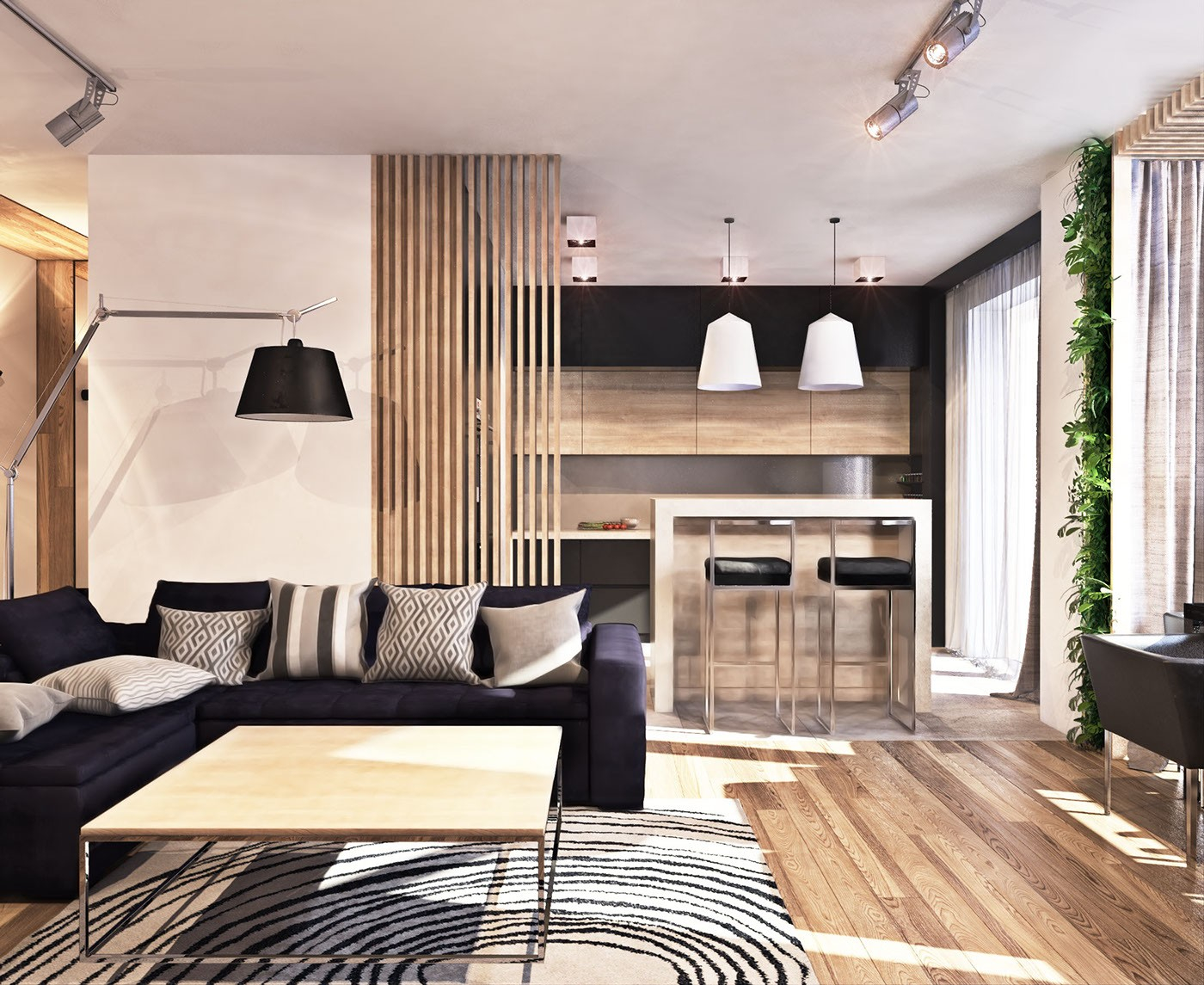 A Contemporary Apartment With Lots Of Open Space regarding The Essential Guide to Achieving Chic and Functional Modern Flat Design