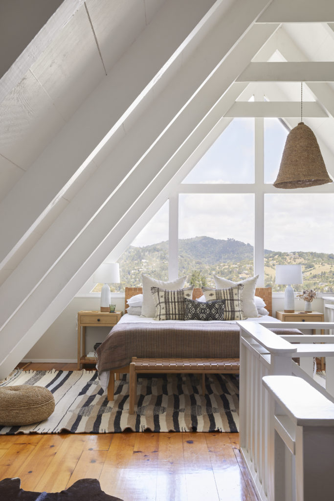 A-Frame House Interior Transformed In Mill Valley - Sunset Magazine regarding From Cozy to Chic Transforming Your A-Frame Interior