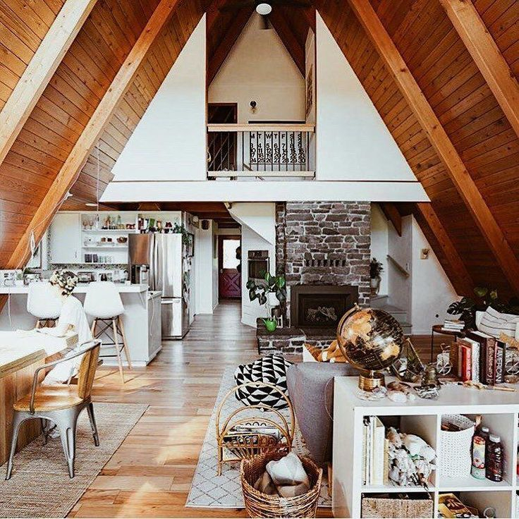 A Frame Interior #Aframeinterior | A Frame House Plans, A Frame House ... for From Cozy to Chic Transforming Your A-Frame Interior