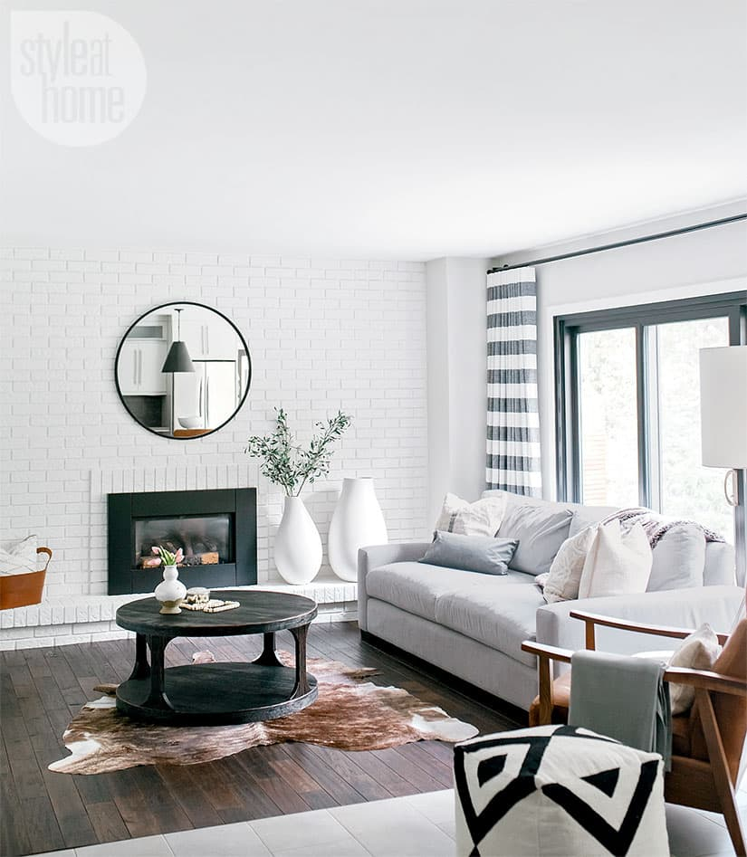 A Gloomy Living Room Transformed With A Little Paint And Good ... for From Gloomy to Glamorous Transforming Your Space with Dark Hues