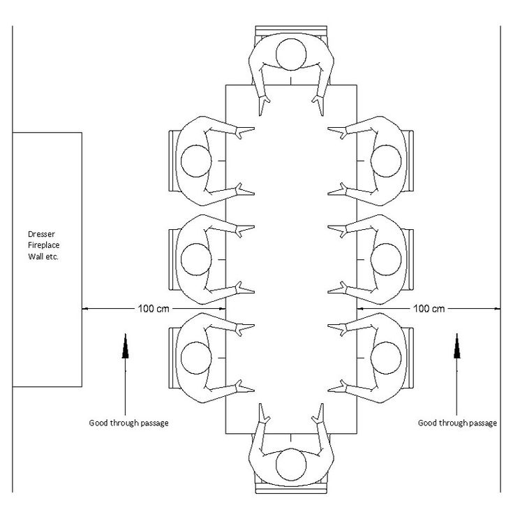 A Guide To Choosing The Ideal Dining Table Width | Wooden Kitchen Table ... with