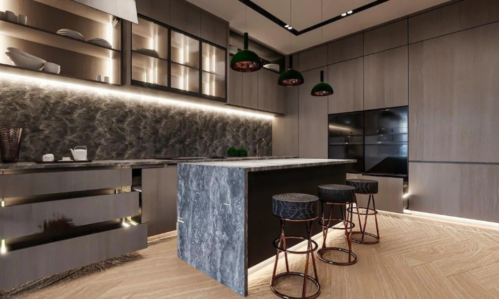 A Useful Guide To Modular Kitchen Cabinets | Remi Homes with Designing Your Dream Modern Kitchen Bar Space