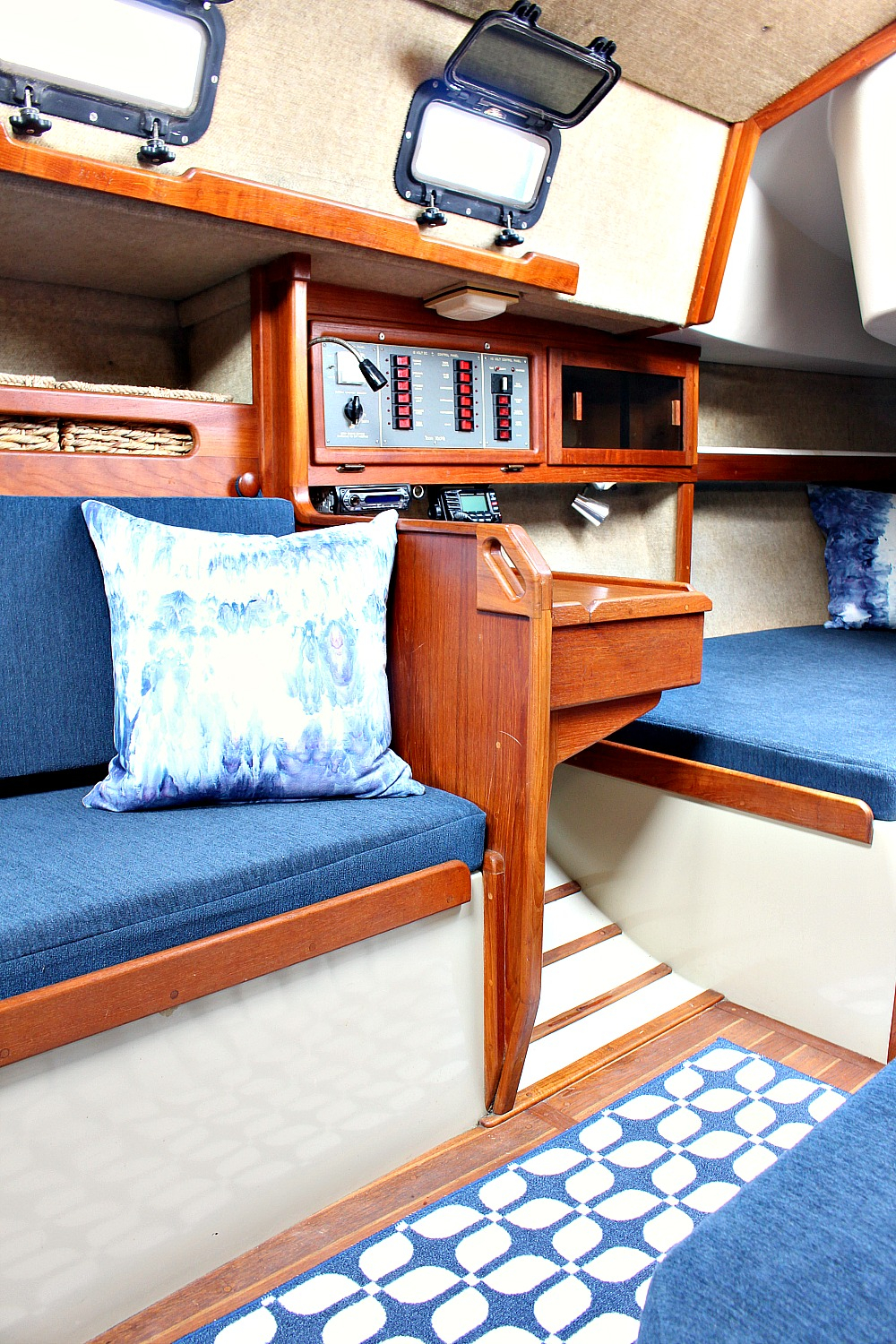 Ahoy! Tour Our Updated Ticon 30 Sailboat Interior | Dans Le Lakehouse inside From Bunk to Bliss Your Guide to Sailboat Interior Renovation