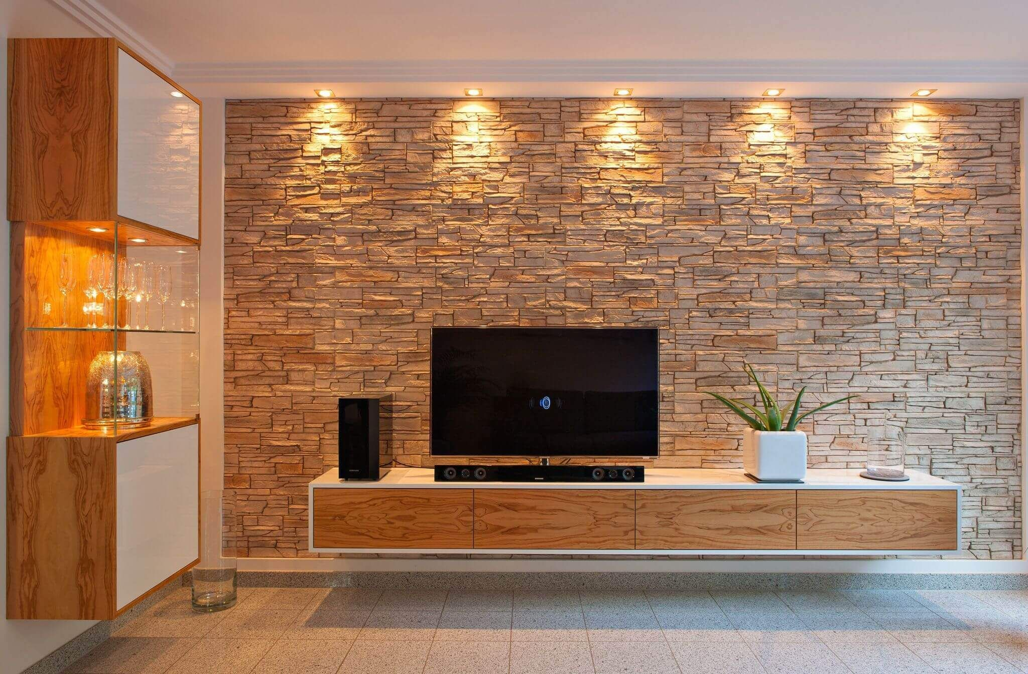 Amazing Wall Decorating Ideas With Stones - Engineering Discoveries ... intended for Interior Design Ideas For Wall